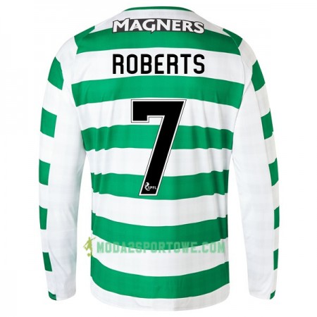 Koszulka Celtic FC Roberts 7 Domowe Stroje Piłkarskie 2018/19 Długi Rękaw